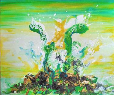 Original Abstract Expressionism Abstract Paintings by Naveen C B
