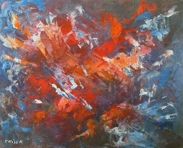 Original Abstract Paintings by Karola Kiss