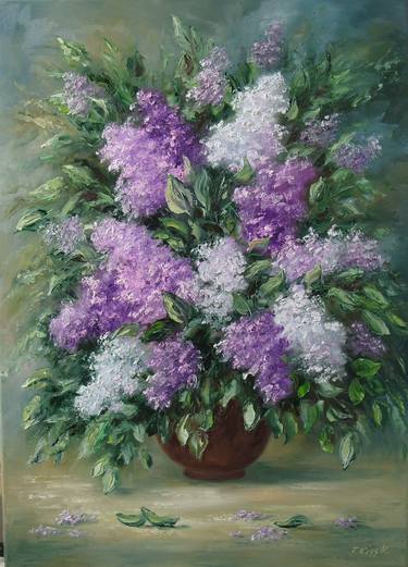 Original Realism Floral Paintings by Karola Kiss