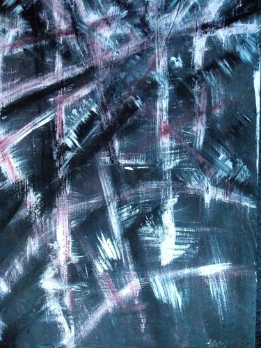 Original Abstract Painting by Aleksandra Lewis