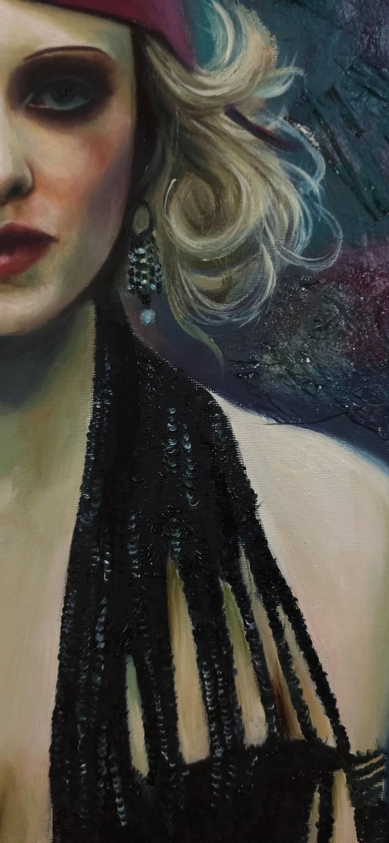 Original Figurative Portrait Painting by Laura Muolo