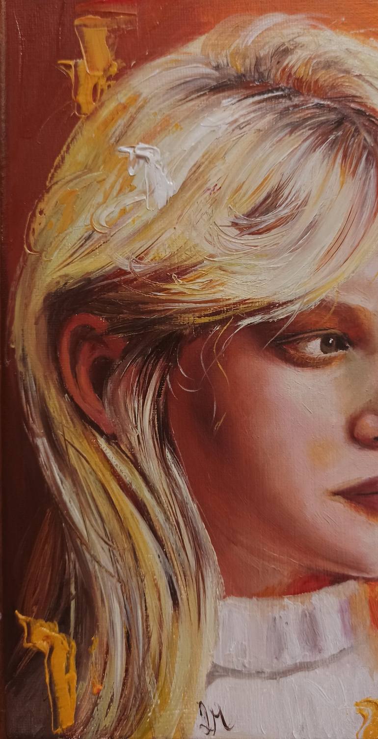 Original Contemporary Portrait Painting by Laura Muolo