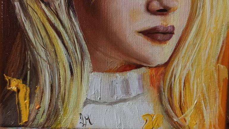 Original Contemporary Portrait Painting by Laura Muolo