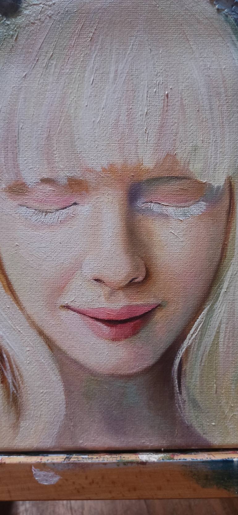 Original Portrait Painting by Laura Muolo