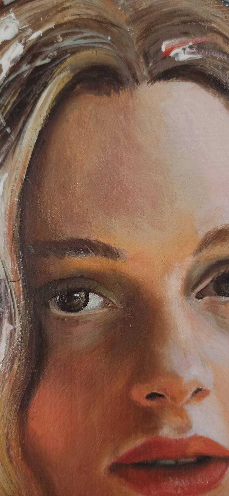 Original Figurative Portrait Painting by Laura Muolo