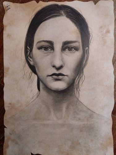 Original Realism People Drawings by Laura Muolo
