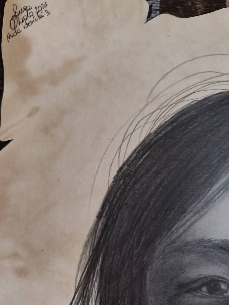 Original Realism People Drawing by Laura Muolo