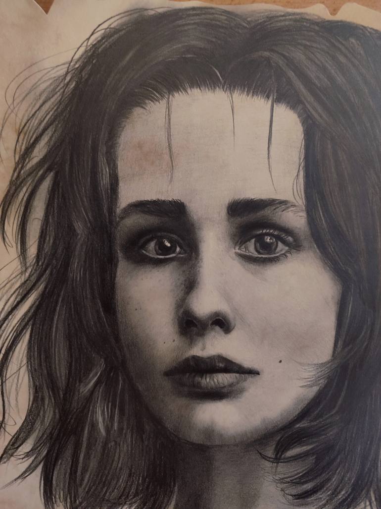 Original Contemporary People Drawing by Laura Muolo