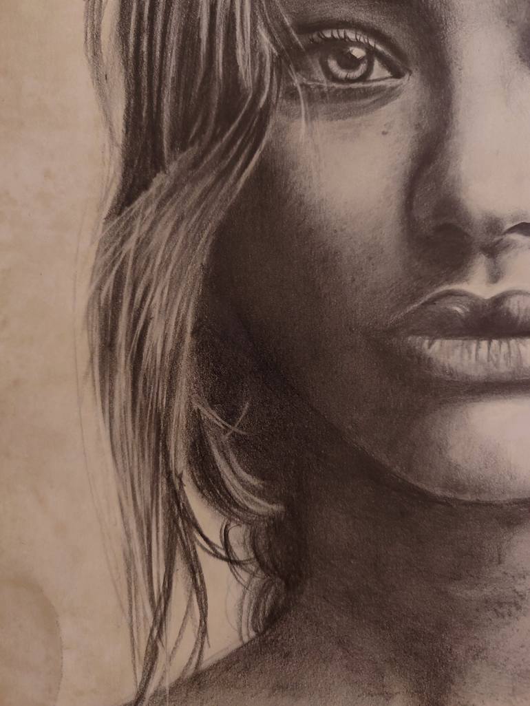 Original Figurative People Drawing by Laura Muolo