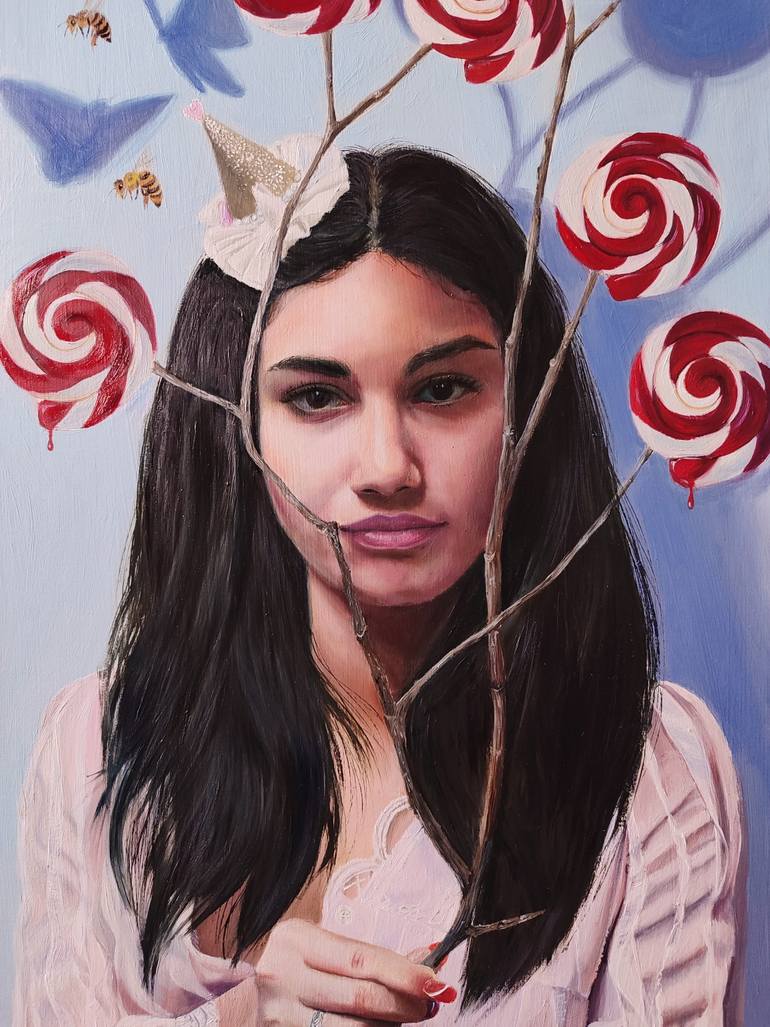 Original Figurative People Painting by Laura Muolo