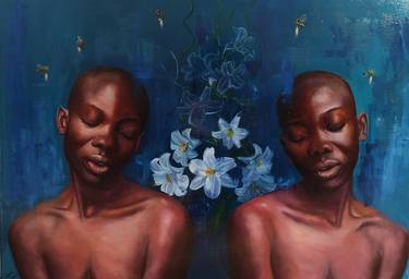 Original Figurative Portrait Paintings by Laura Muolo