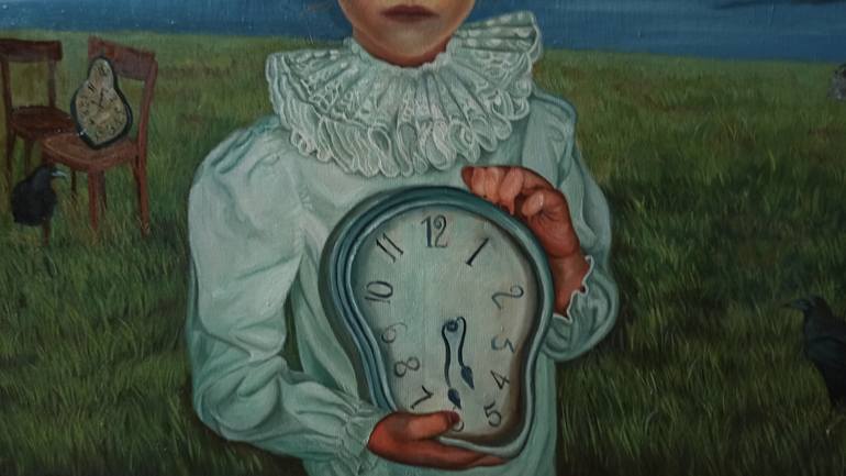 Original Conceptual People Painting by Laura Muolo