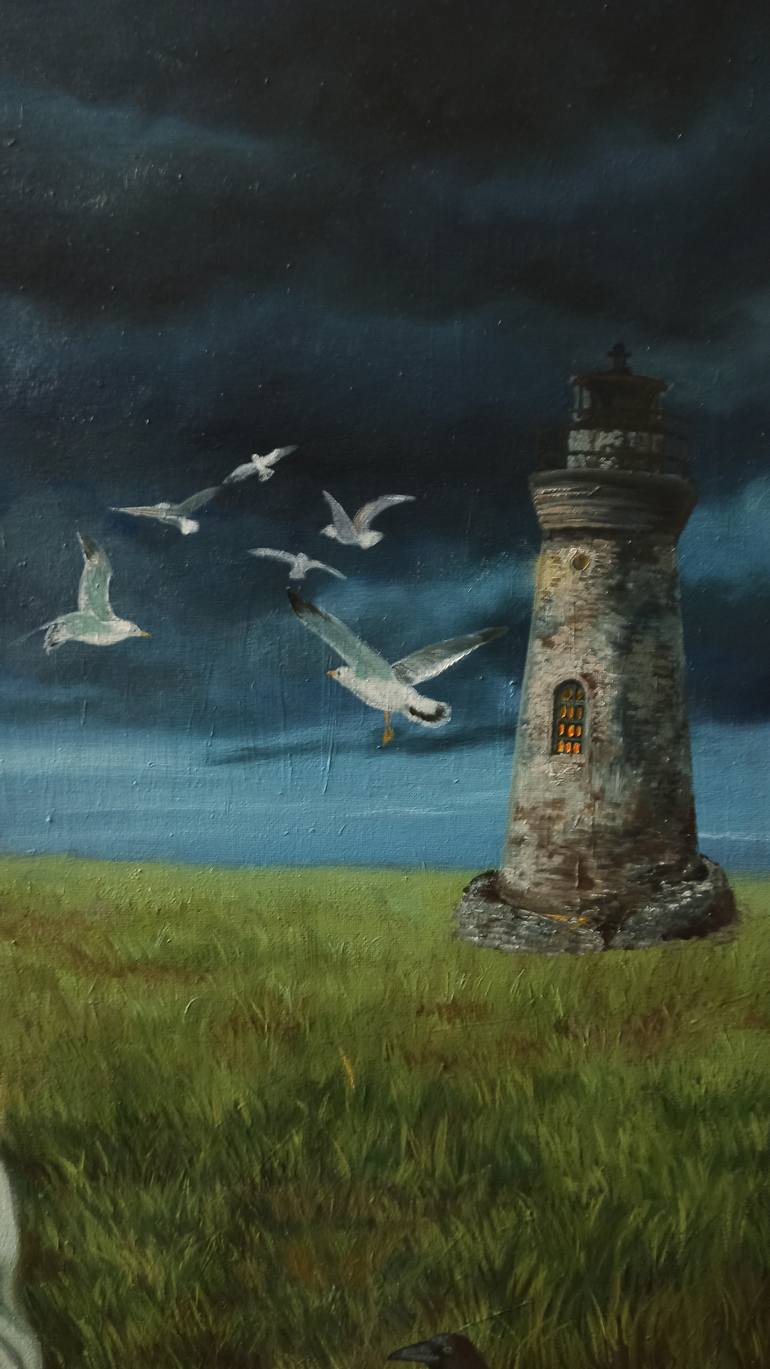 Original Conceptual People Painting by Laura Muolo