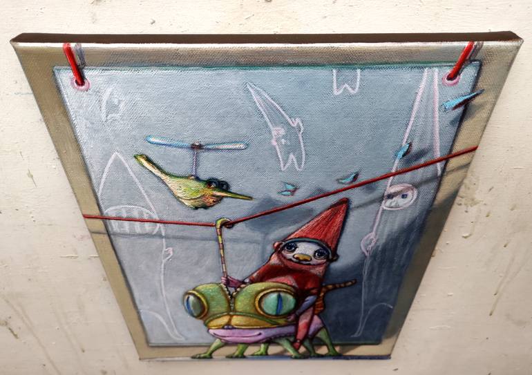 Original Figurative Fantasy Painting by Carlo Salomoni