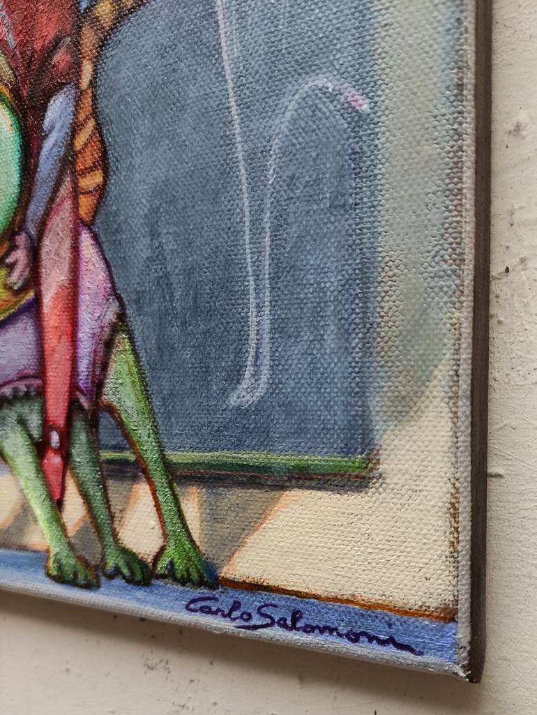 Original Figurative Fantasy Painting by Carlo Salomoni