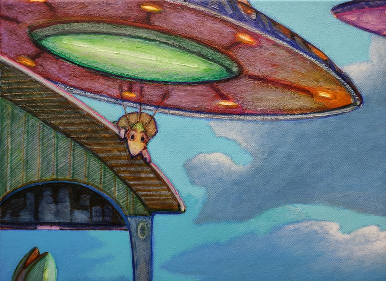 Original Figurative Fantasy Painting by Carlo Salomoni
