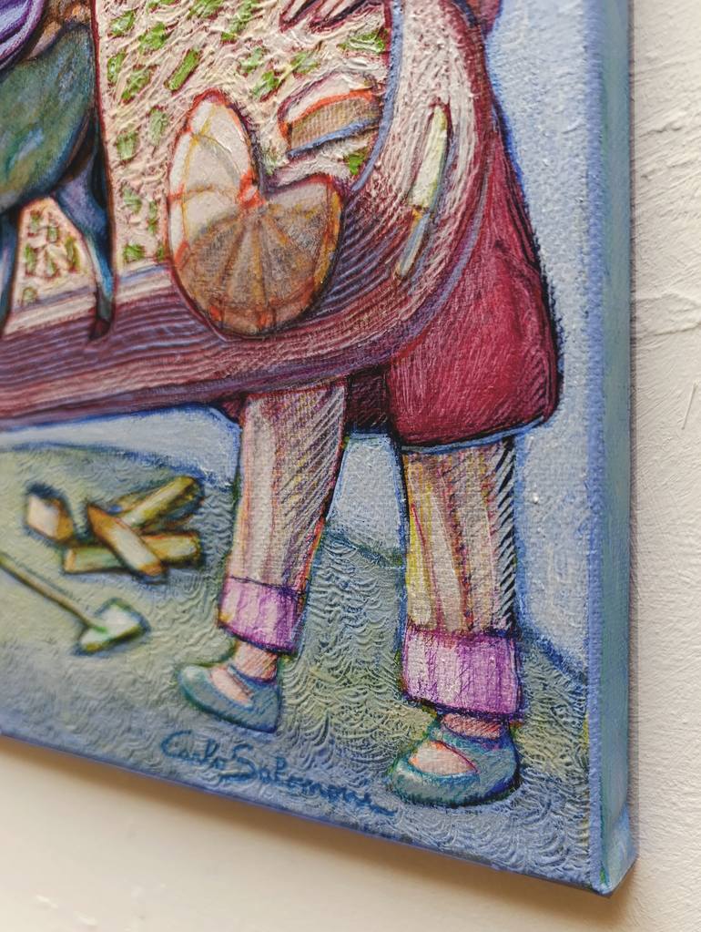 Original Figurative Fantasy Painting by Carlo Salomoni