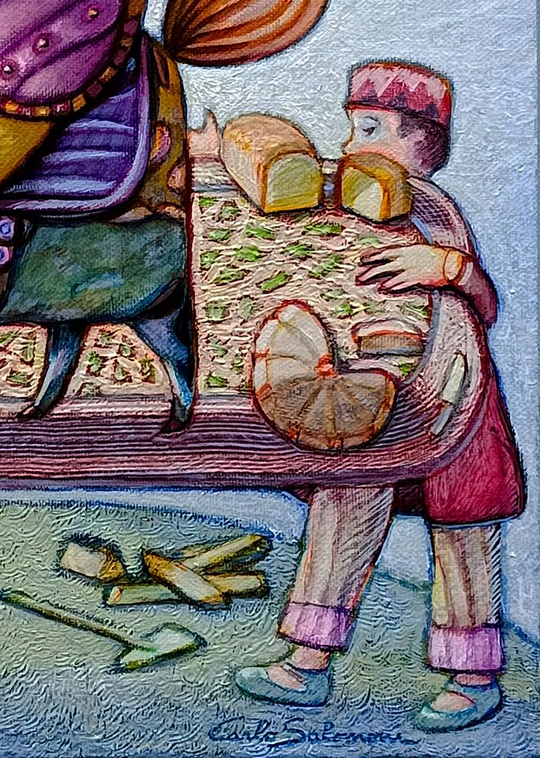 Original Figurative Fantasy Painting by Carlo Salomoni