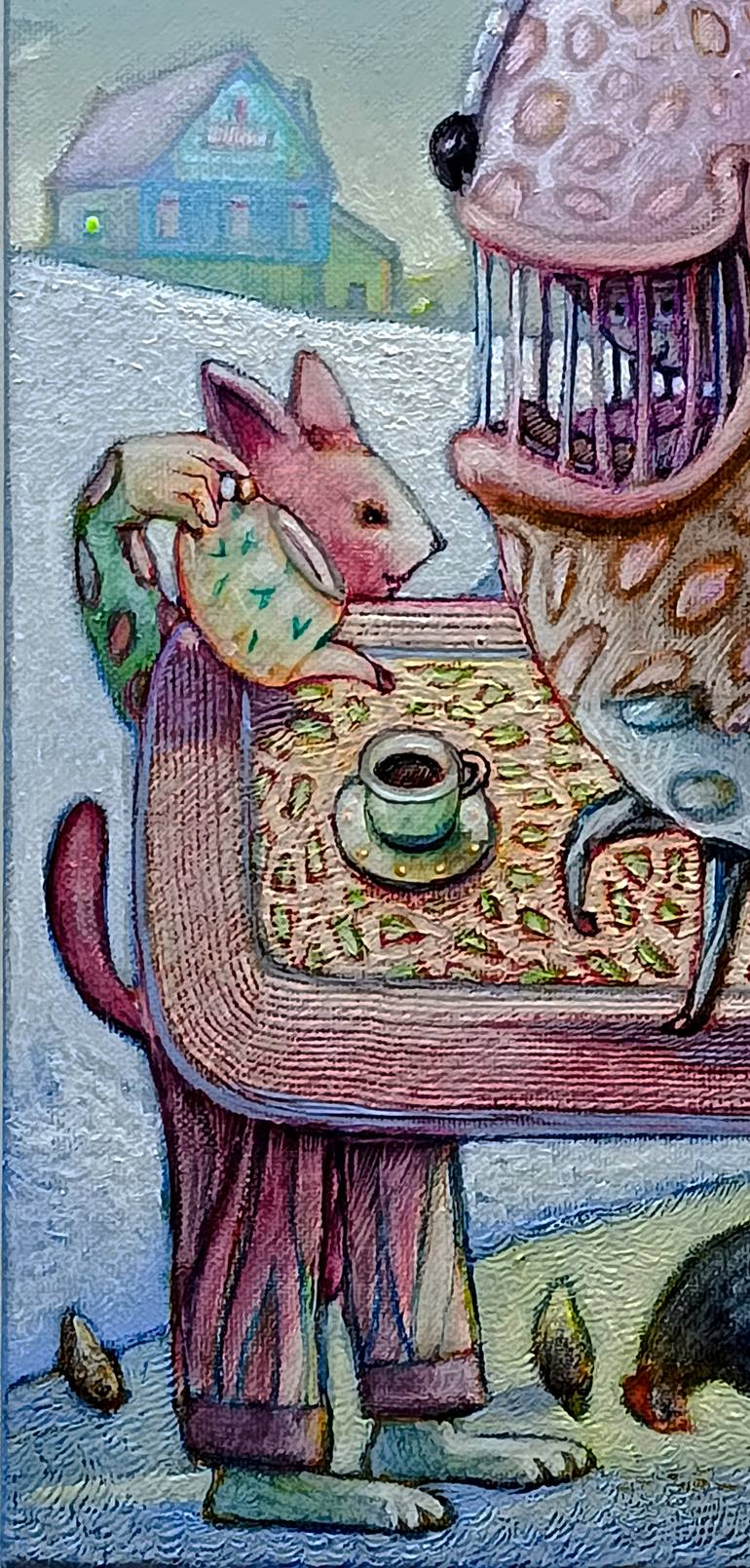 Original Figurative Fantasy Painting by Carlo Salomoni