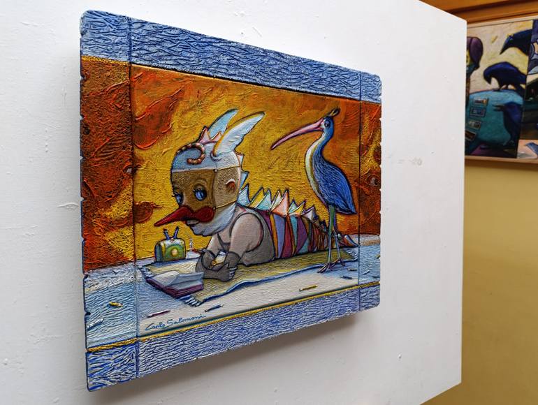 Original Figurative Fantasy Painting by Carlo Salomoni