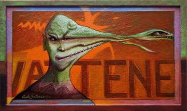 Original Figurative Fantasy Paintings by Carlo Salomoni
