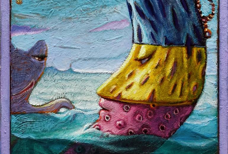 Original Figurative Fantasy Painting by Carlo Salomoni