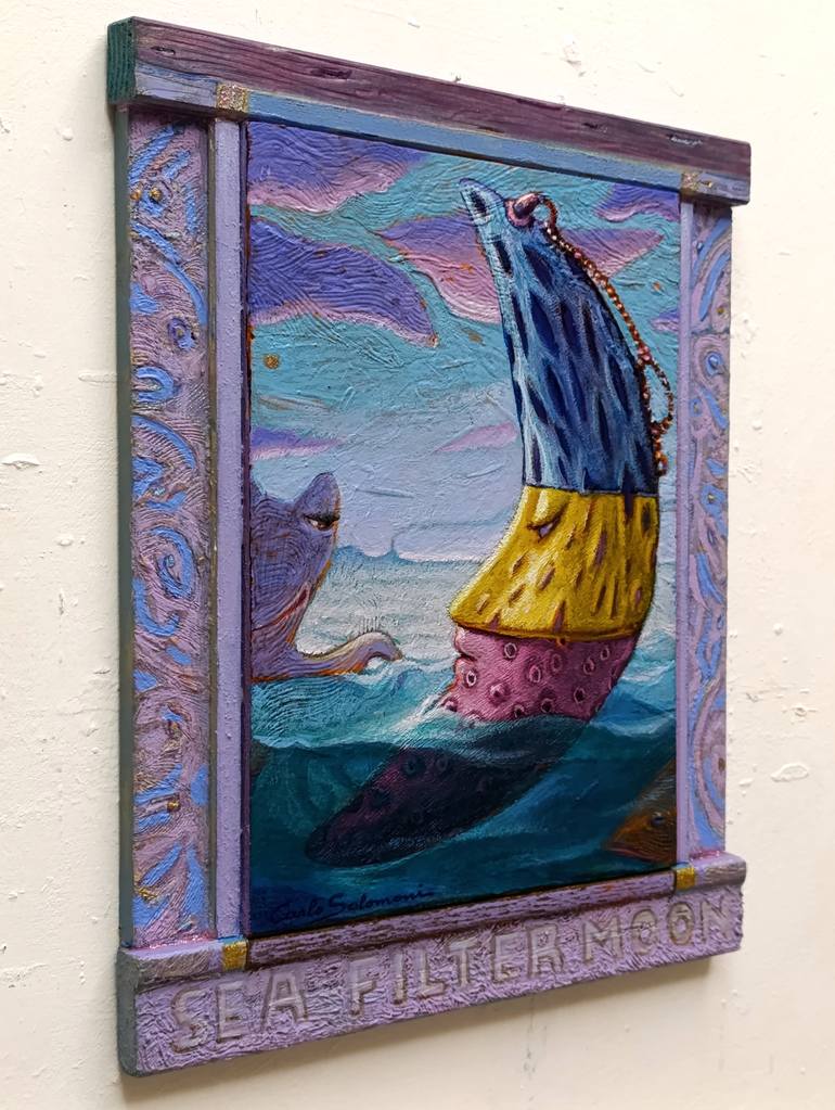 Original Figurative Fantasy Painting by Carlo Salomoni