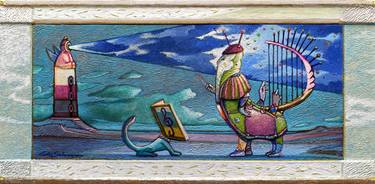 Original Figurative Fantasy Paintings by Carlo Salomoni