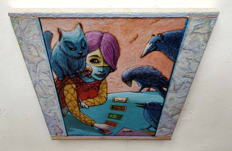 Original Figurative Fantasy Painting by Carlo Salomoni