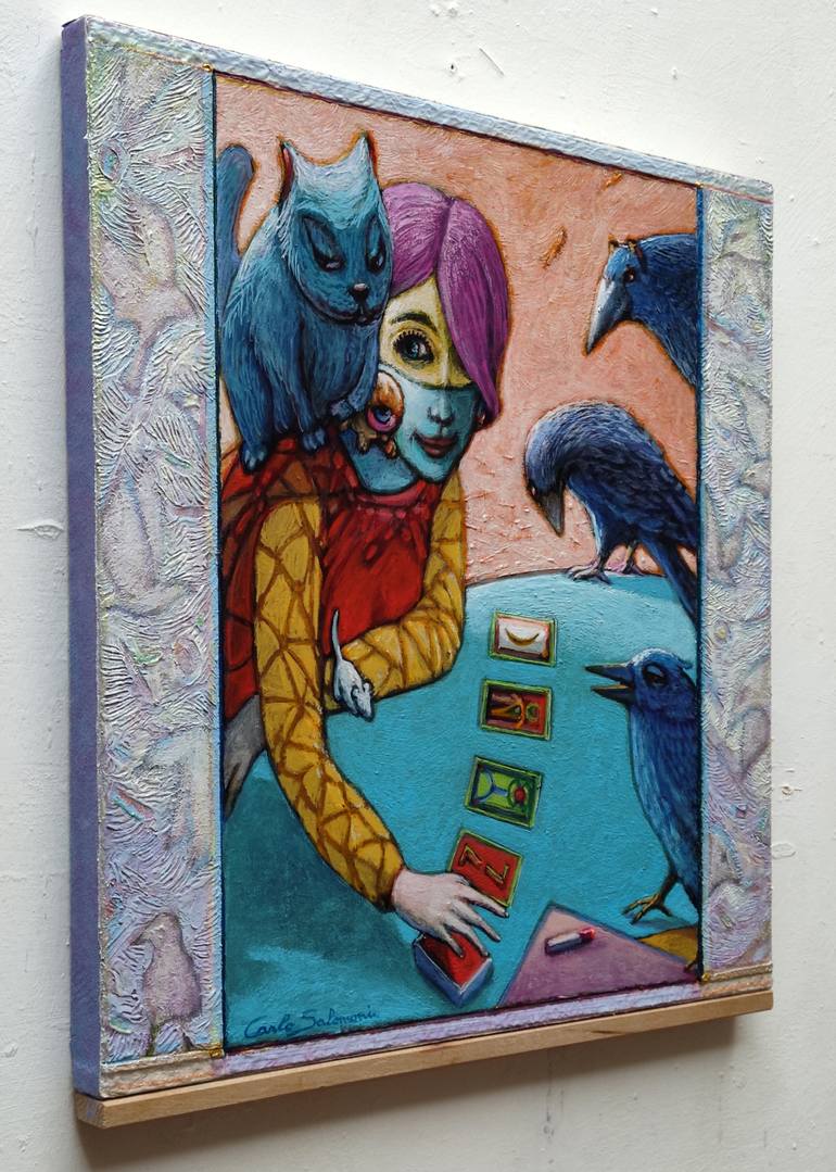 Original Figurative Fantasy Painting by Carlo Salomoni