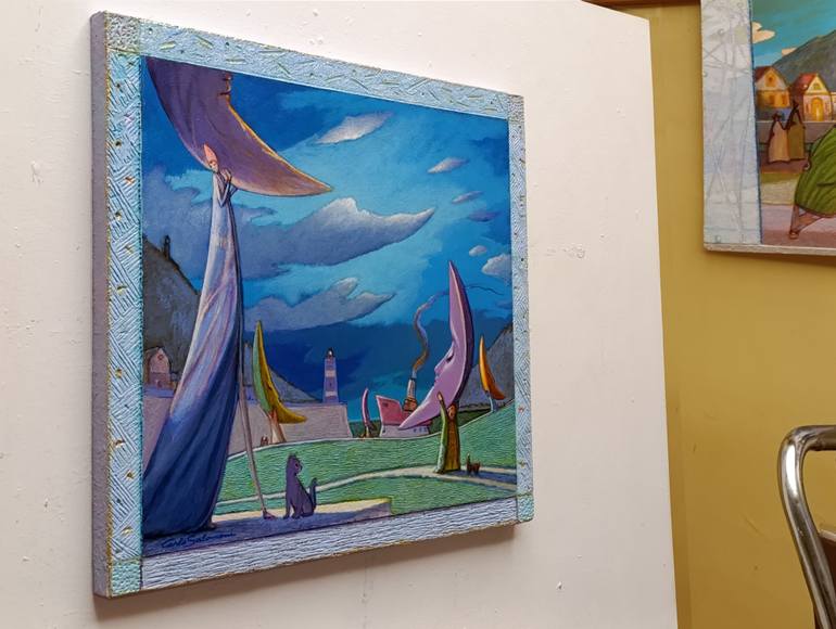 Original Figurative Fantasy Painting by Carlo Salomoni