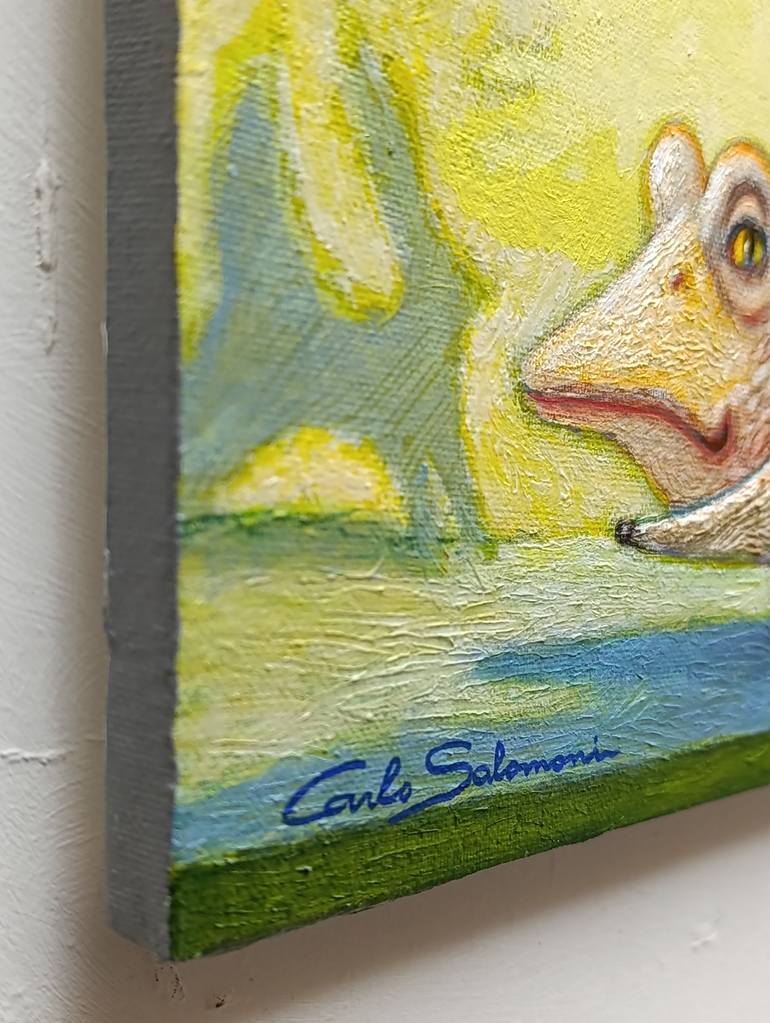 Original Figurative Fantasy Painting by Carlo Salomoni