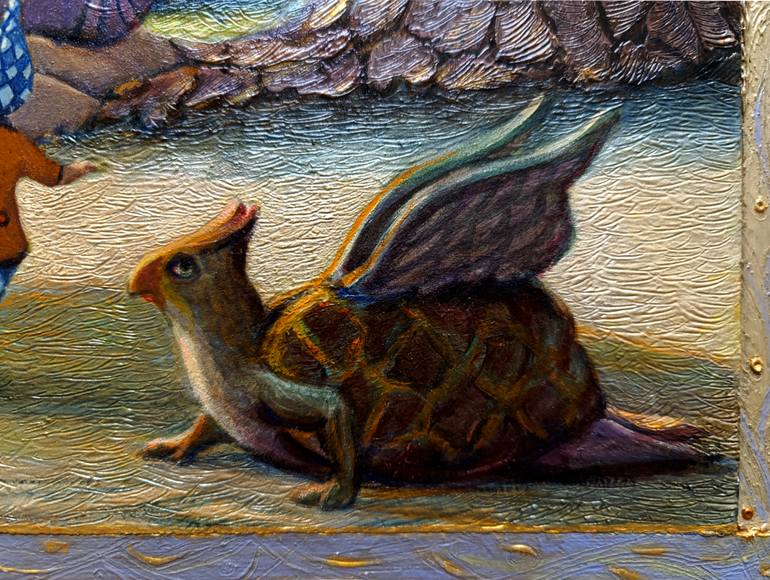 Original Figurative Fantasy Painting by Carlo Salomoni