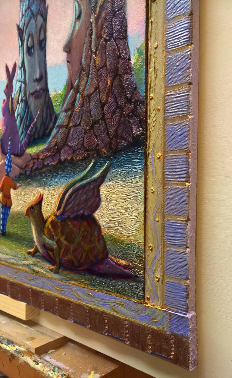 Original Figurative Fantasy Painting by Carlo Salomoni