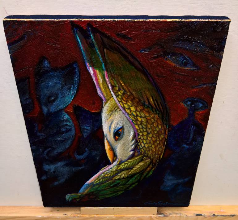 Original Figurative Fantasy Painting by Carlo Salomoni