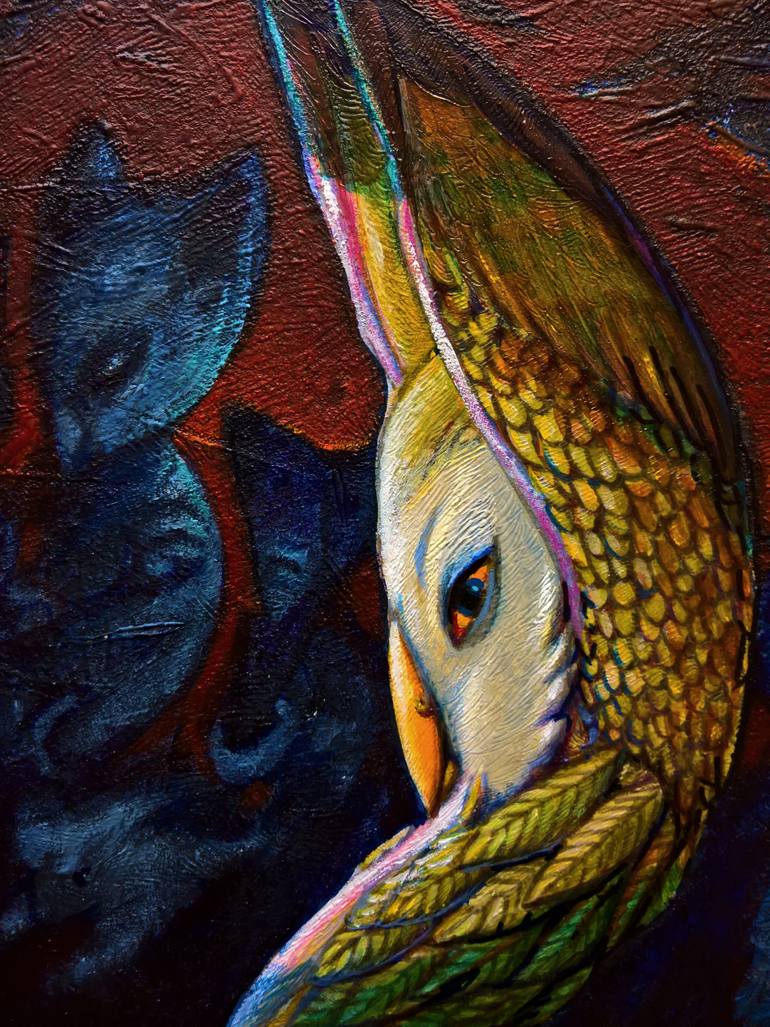 Original Figurative Fantasy Painting by Carlo Salomoni