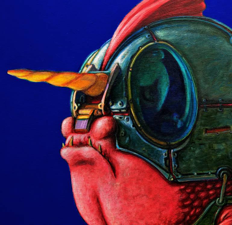 Original Figurative Animal Painting by Carlo Salomoni