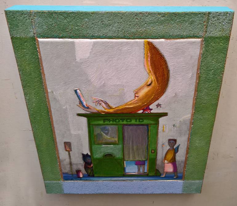 Original Figurative Fantasy Painting by Carlo Salomoni