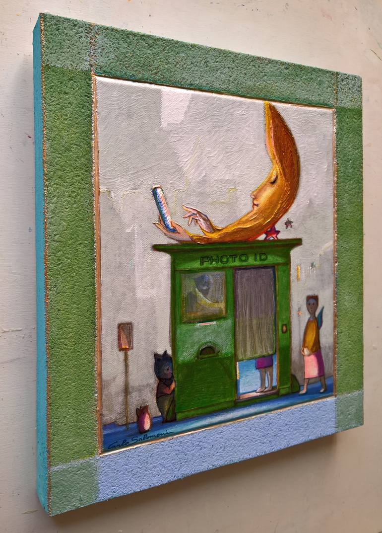 Original Figurative Fantasy Painting by Carlo Salomoni