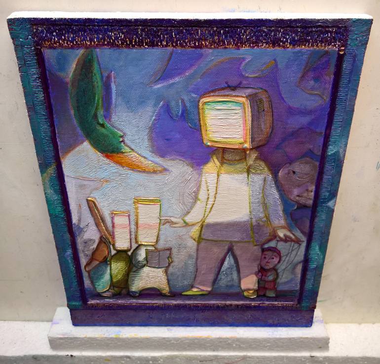 Original Figurative Fantasy Painting by Carlo Salomoni