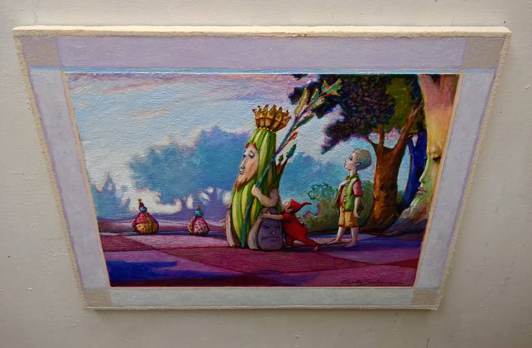 Original Illustration Children Painting by Carlo Salomoni