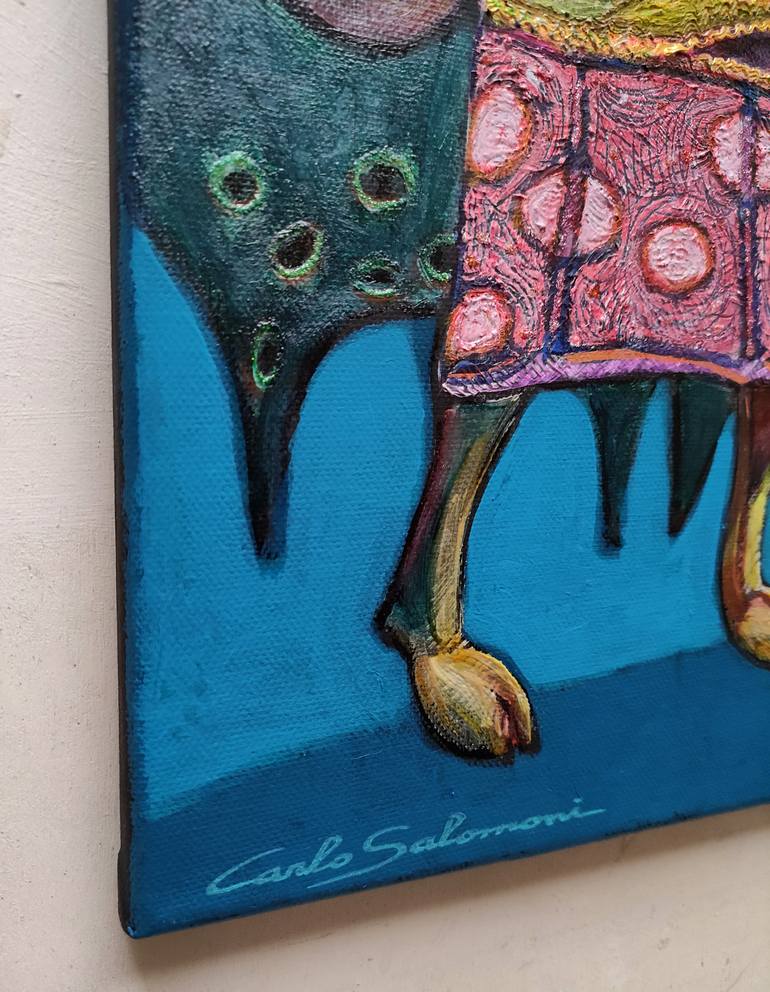 Original Figurative Fantasy Painting by Carlo Salomoni