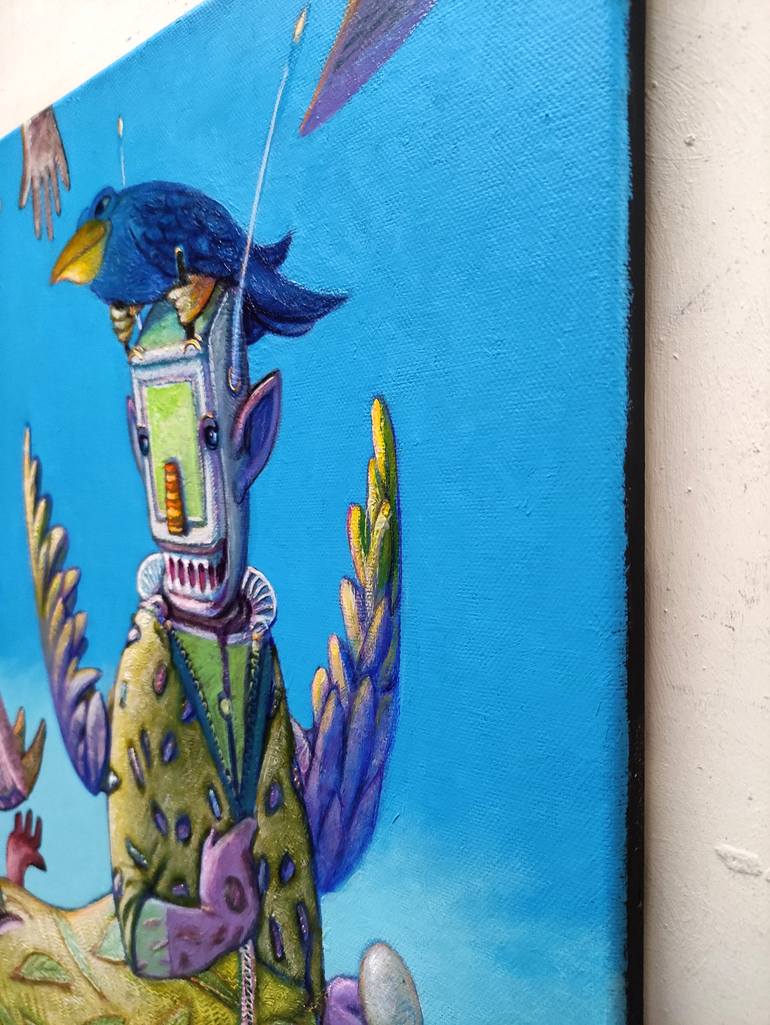 Original Figurative Fantasy Painting by Carlo Salomoni