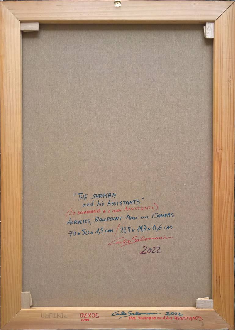 Original Figurative Fantasy Painting by Carlo Salomoni