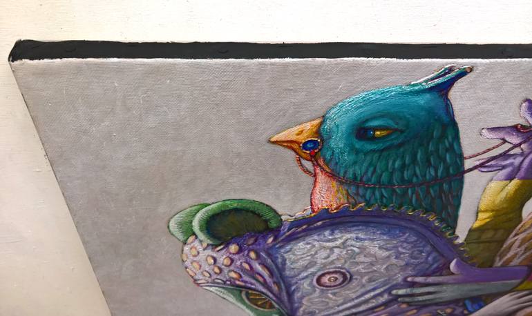 Original Figurative Fantasy Painting by Carlo Salomoni