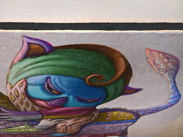 Original Figurative Fantasy Painting by Carlo Salomoni