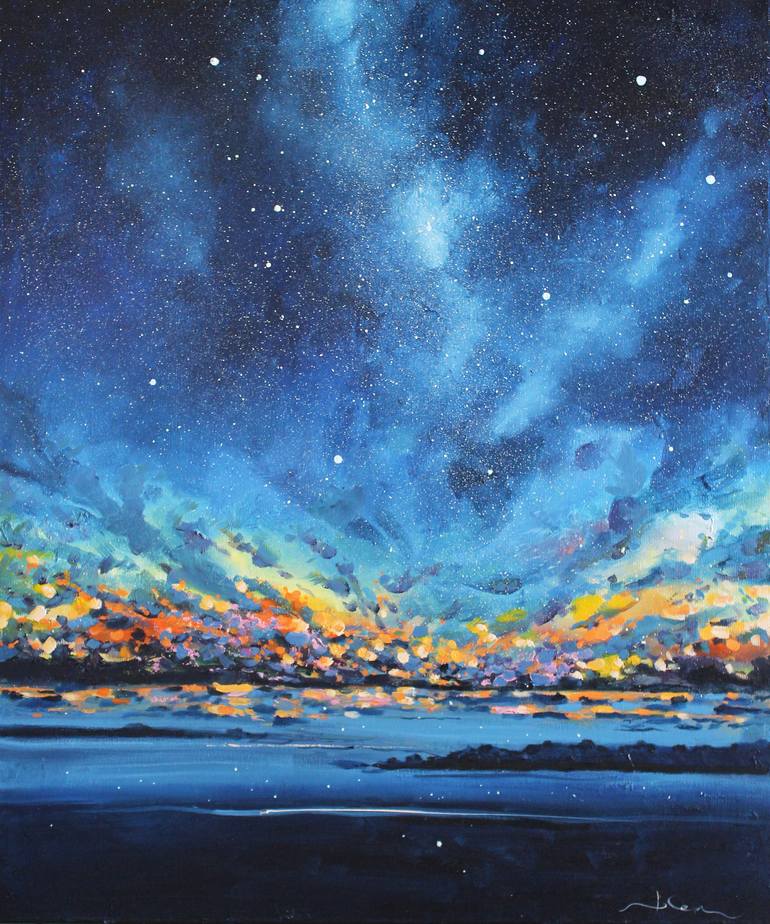 Featured image of post Night Sky Oil Pastel Drawings Sunset How to draw sunset scenery with oill pastel step by step easy