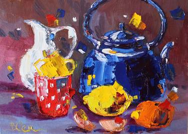 Print of Abstract Expressionism Still Life Paintings by Viktoria Sukhanova