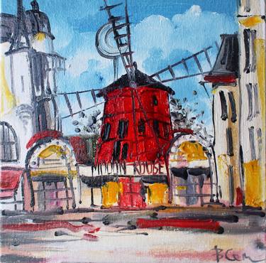 Print of Abstract Expressionism Cities Paintings by Viktoria Sukhanova