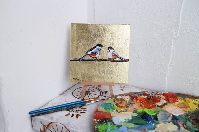 Original Impressionism Animal Painting by Viktoria Sukhanova